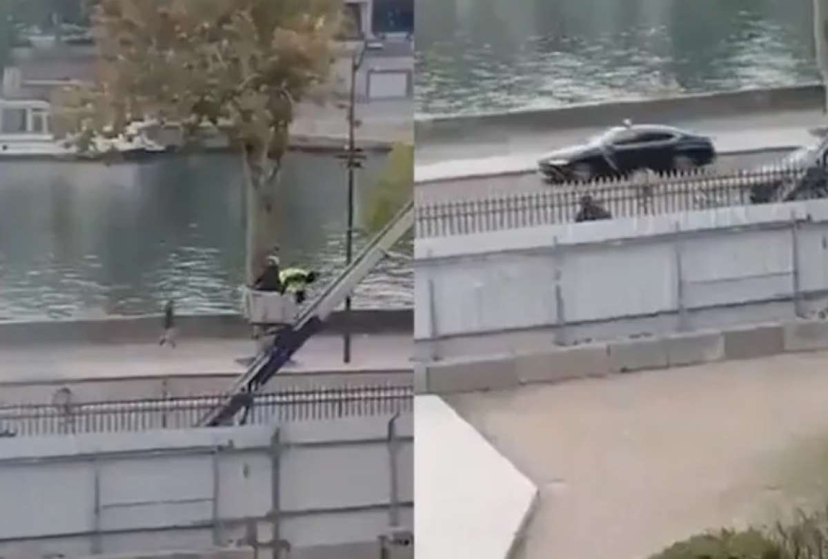 Nuevos videos muestran cómo los autores del robo de joyas en el Louvre escaparon con calma desde una ventana del segundo piso utilizando una grúa móvil.