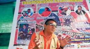 Fernando Cede&ntilde;o, director de &lsquo;El perd&oacute;n de los pecados&rsquo;, organiz&oacute; el primer encuentro con sus colegas para proyectar y vender sus filmes. Foto:  William Orellana.