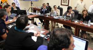 El Jefe de Estado desarroll&oacute; m&aacute;s temprano un gabinete de desarrollo social con varios de sus ministros. Foto: Presidencia
