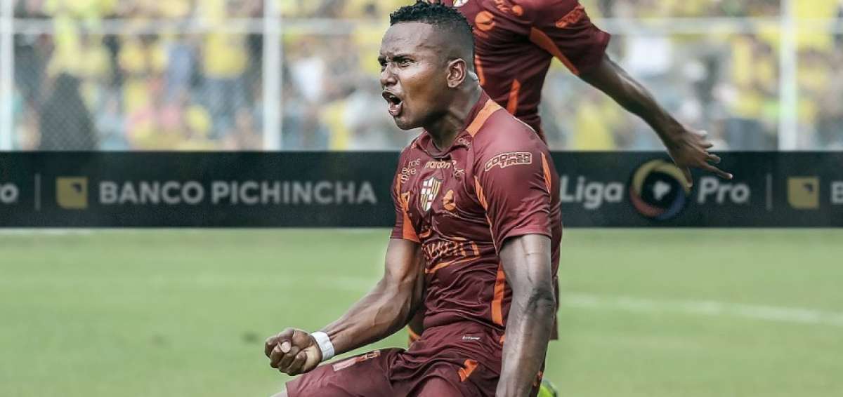 Barcelona gole&oacute; a Fuerza Amarilla en el Estadio 9 de Mayo
