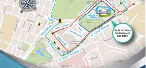Habr&aacute; restricci&oacute;n vehicular en las avenidas 6 de Diciembre y 12 de Octubre por el H&aacute;bitat III