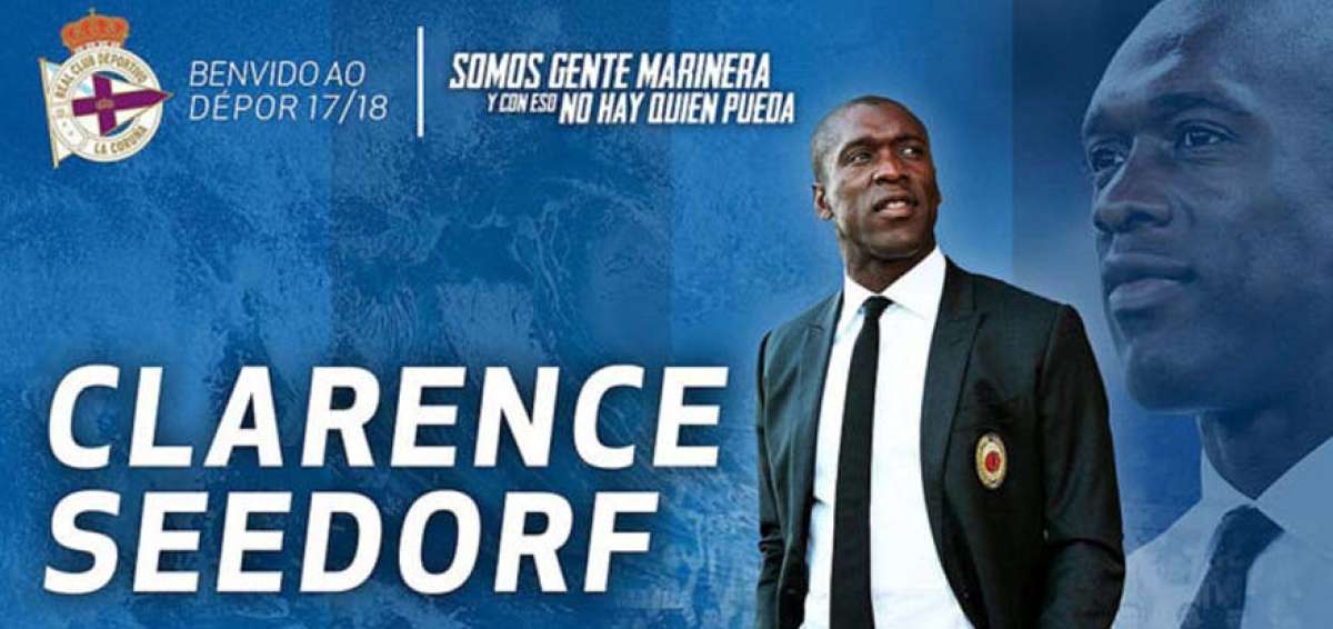 Clarence Seedorf, nuevo entrenador del Deportivo de La Coru&ntilde;a