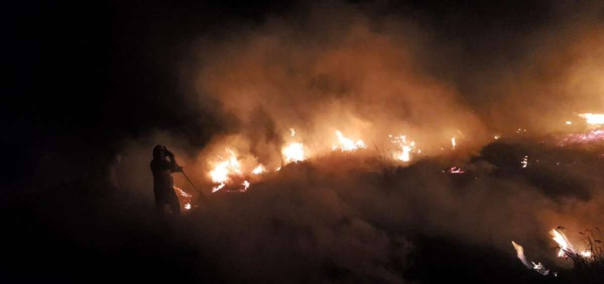 El fuego fue controlado, informaron los bomberos. 