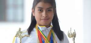 Jadira empez&oacute; su participaci&oacute;n en el deporte desde los 8 a&ntilde;os de vida. Es campeona nacional y vicecampeona sudamericana en la disciplina de karate.