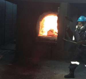 El proceso de incineraci&oacute;n se realiz&oacute; con la coordinaci&oacute;n de la Polic&iacute;a, el Consejo Nacional de Control de Sustancias Estupefacientes y Psicotr&oacute;picas (Consep) y el Ministerio del Interior. Foto: @MinInteriorEc