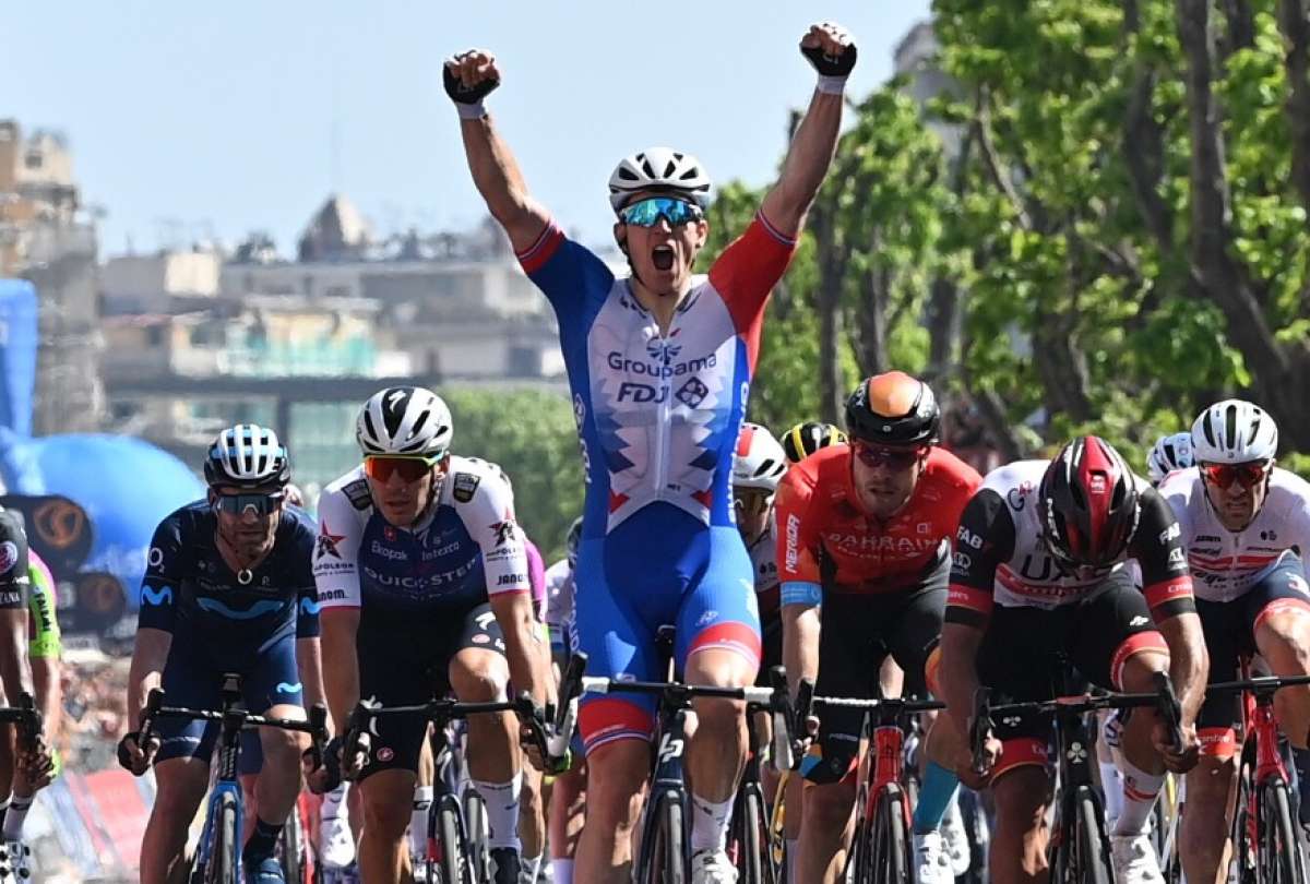 Arnaud Démare ganó la quinta etapa del Giro de Italia