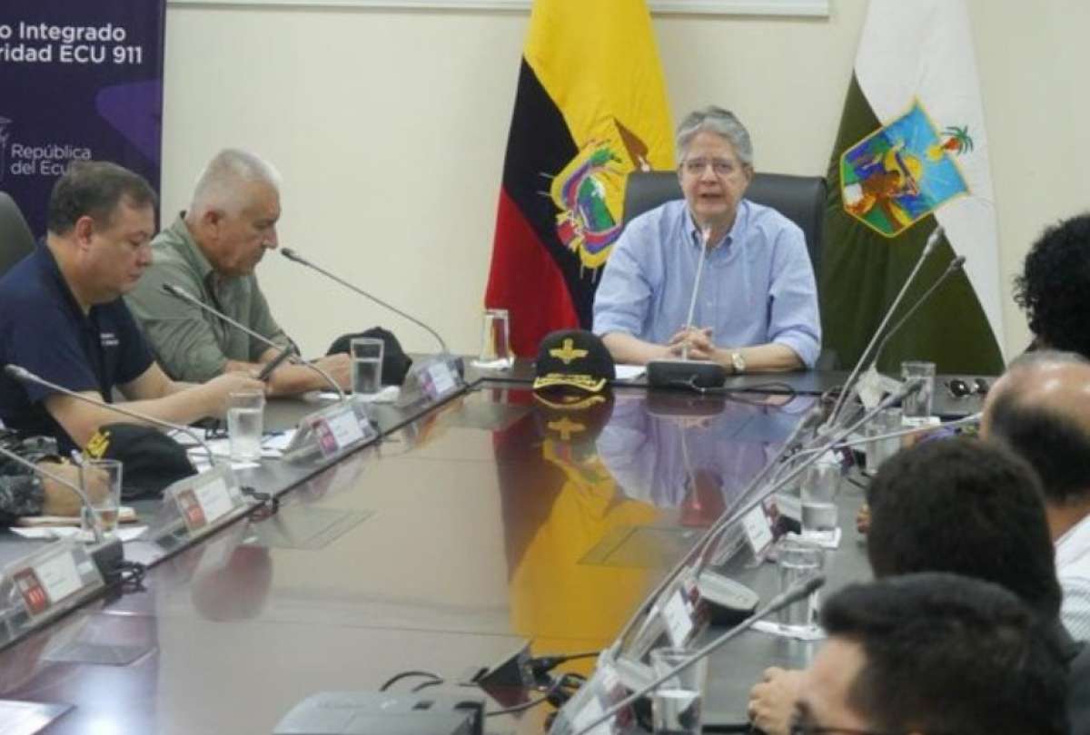 Presidente Guillermo Lasso continuó con reuniones para coordinar acciones contra la violencia