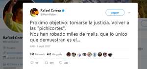 Rafael Correa denuncia robo de "miles de mails"