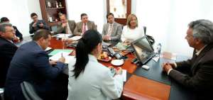 Los prefectos de cuatro provincias se reunieron con el Mandatario en Carondelet.