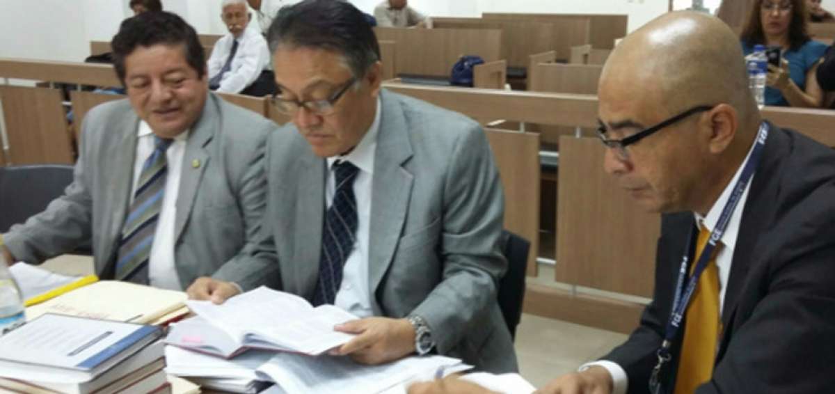 El fiscal Walter Jaramillo durante la audiencia de apelaci&oacute;n a la sentencia en el caso La Majadita. Los magistrados modificaron el fallo..