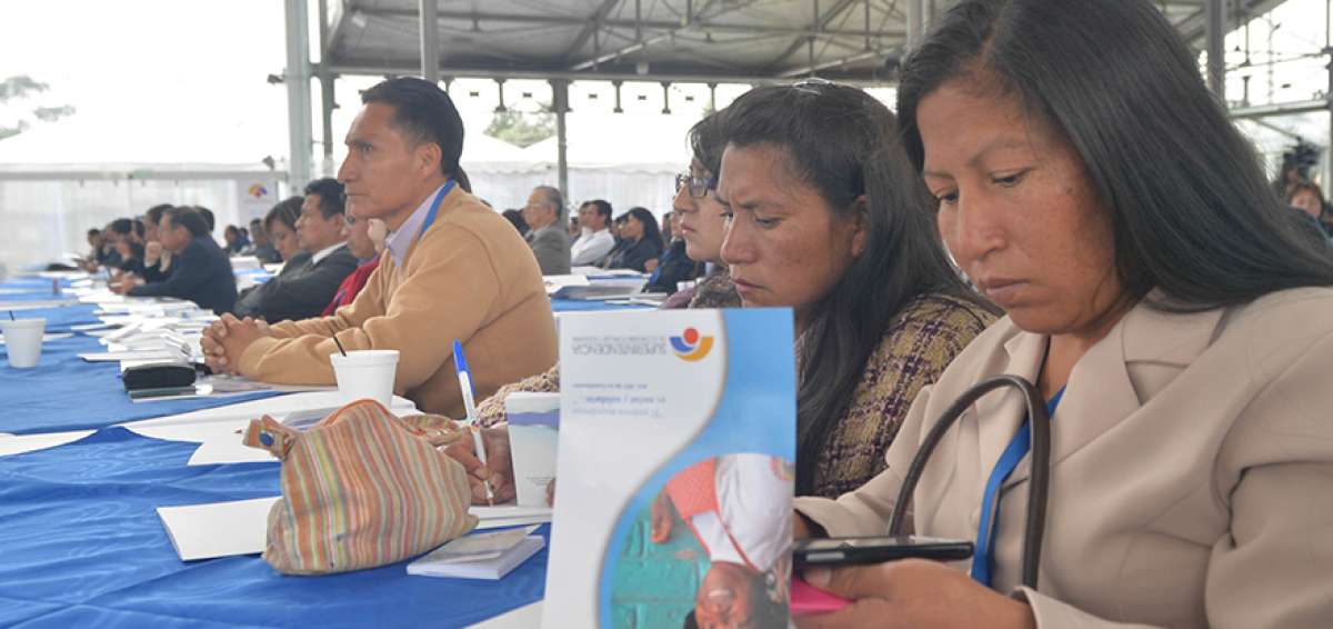 M&aacute;s de 600 representantes de organizaciones comunitarias y productivas participan en las VI Jornadas de Supervisi&oacute;n de la Econom&iacute;a Popular y Solidaria.