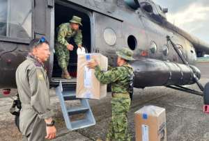 Efectivos de las Fuerzas Armadas cumplirán con la custodia, seguridad y transporte de material electoral; así como garantizar el normal desarrollo de esta jornada antes, durante y después del escrutinio. 