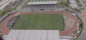 Vista a&eacute;rea del estadio Christian Ben&iacute;tez, ubicado en el Parque Samanes de Guayaquil. El escenario deportivo cambi&oacute; su c&eacute;sped artificial a natural.