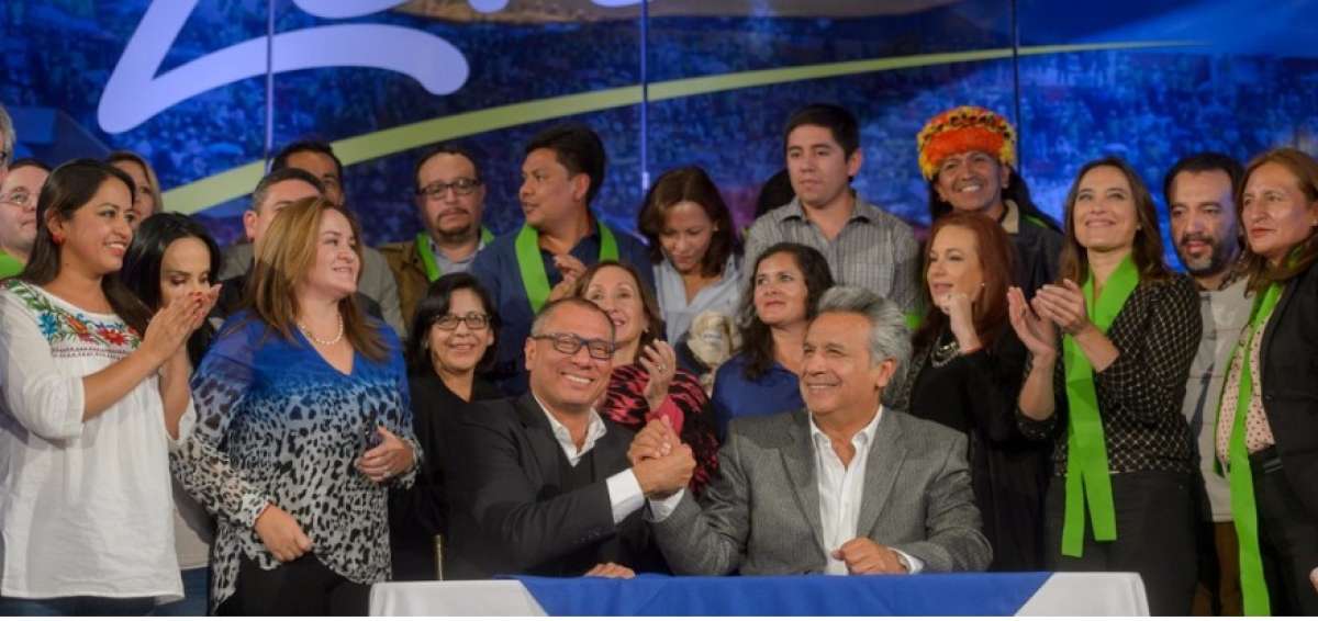 Presidente electo Len&iacute;n Moreno trabaja en el proceso de transici&oacute;n del nuevo gobierno