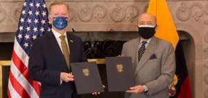 Ecuador recibe de Estados Unidos $ 62,5 millones para la ejecuci&oacute;n de proyectos