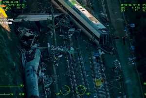 Un grave accidente por un choque de trenes en Espa&ntilde;a deja al momento 39 fallecidos.