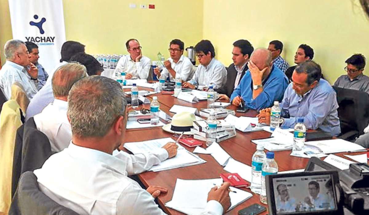 Ayer se realiz&oacute; el Encuentro Iberoamericano de Ciudades del Conocimiento en Yachay. Desde 2012 hasta 2017 la inversi&oacute;n en el Parque Tecnol&oacute;gico es de $ 1.041 millones. Tomada de Twitter @CiudadYachay