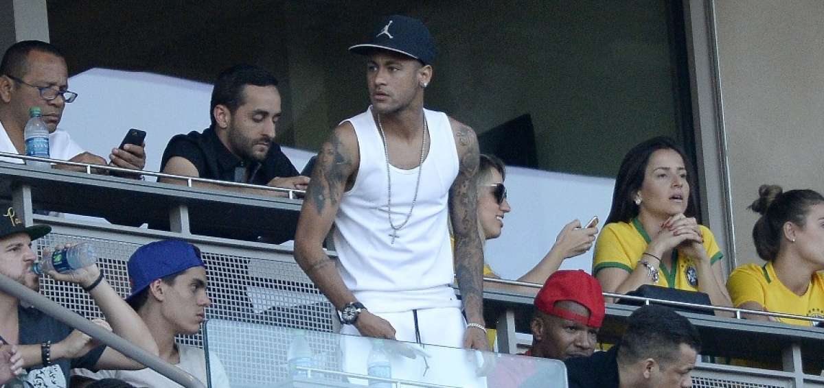 Neymar est&aacute; en Estados Unidos para observar, como espectador, la Copa Am&eacute;rica Centenario.