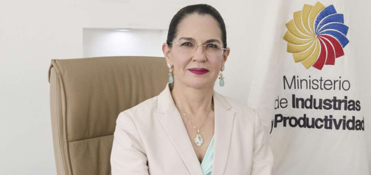 Eva Garc&iacute;a, ministra de Industrias y Productividad.