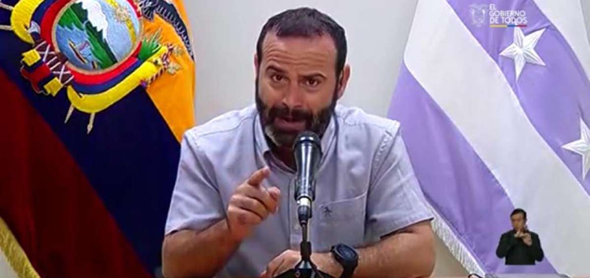 Jorge Wated,  representante de la Fuerza de Tarea Conjunta.