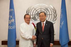 Ricardo Pati&ntilde;o y Ban Ki-moon hablaron sobre energ&iacute;a, Chevron y Assange 