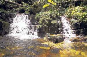 La belleza de las cascadas de Chiviaza, provincia de Morona Santiago, necesita m&aacute;s promoci&oacute;n tur&iacute;stica. Foto: Dario Valverde / Para El Tel&eacute;grafo