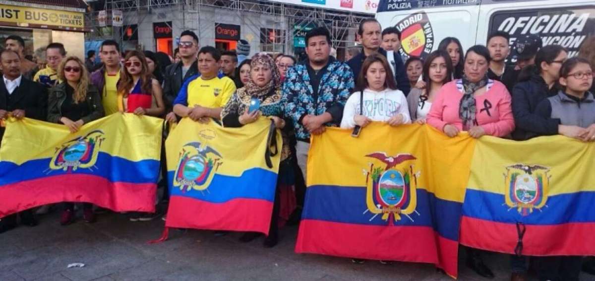 Ecuatorianos en Espa&ntilde;a concretan acciones para ayudar a v&iacute;ctimas