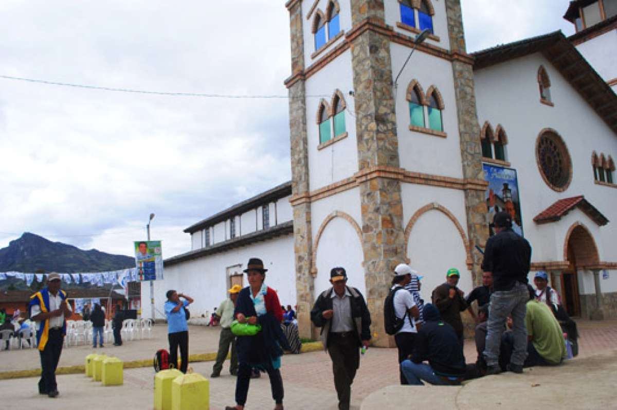 La iglesia de Atahualpa es una de las que ser&aacute; intervenida para rescatar el valor patrimonial que tiene la edificaci&oacute;n y sus pinturas. FOTO: CORTES&Iacute;A.