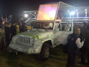 Papam&oacute;vil que usar&aacute; el papa Francisco en Quito no ser&aacute; blindado