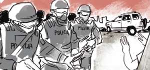 Vestidos como polic&iacute;as robaron en dos casas
