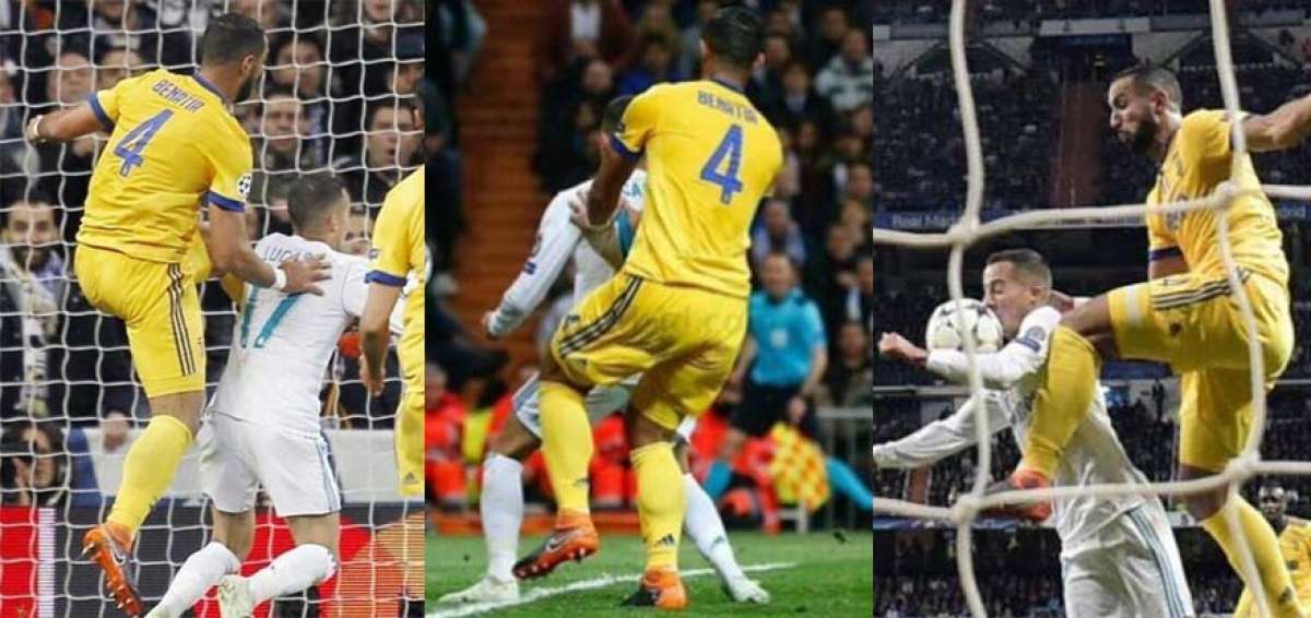 Benatia confirma que toc&oacute; a V&aacute;squez dentro del &aacute;rea