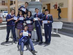 Los estudiantes del colegio Dill&oacute;n disfrutaron de su primer d&iacute;a de clases. Fotos: Miguel Jim&eacute;nez/ EL TEL&Eacute;GRAFO