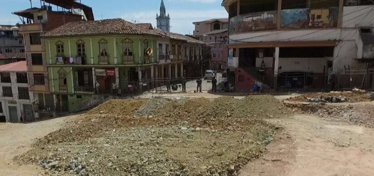 Exteriores de la unidad educativa, donde se ejecutaron los trabajos.