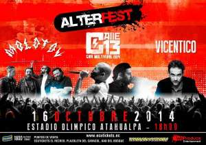 Caf&eacute; Tacvba reemplazar&aacute; a Vicentico en el Alterfest, que ahora se har&aacute; en noviembre
