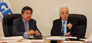 El fiscal de Colombia, N&eacute;stor Mart&iacute;nez, entreg&oacute; informaci&oacute;n a su hom&oacute;logo ecuatoriano, Galo Chiriboga. 