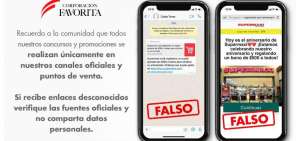 Corporaci&oacute;n Favorita niega promoci&oacute;n que circula en Whatsapp