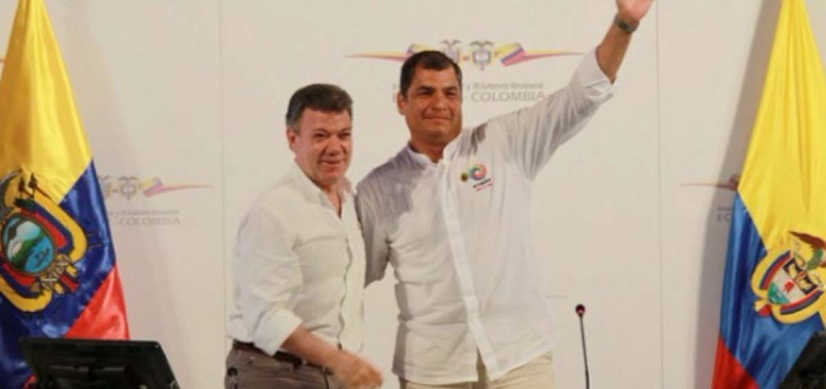 Los mandatarios se reunieron el 15 de diciembre de 2015 en Cali, Colombia.
