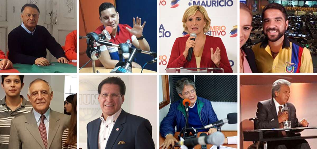 Los presidenciables combinaron los recorridos con su preparaci&oacute;n para el debate de esta noche