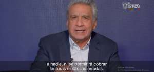 Presidente Moreno asegura que se corregir&aacute; facturaci&oacute;n errada en el servicio de la luz