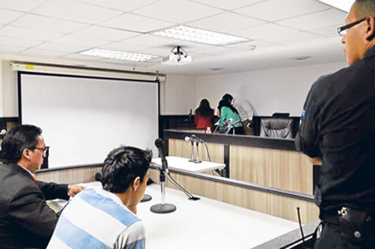Una audiencia de flagrancia se desarrolla en la provincia de Pichincha. Foto: Miguel Jim&eacute;nez / El Tel&eacute;grafo