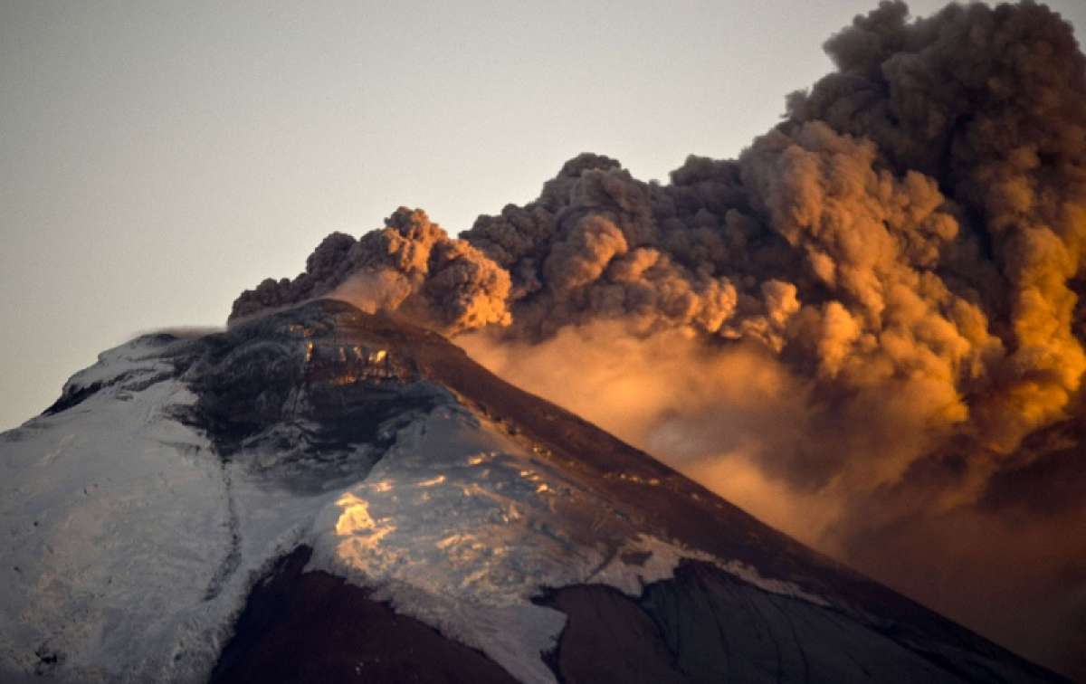 La alerta amarilla por la actividad del coloso se mantiene.  Foto: AFP