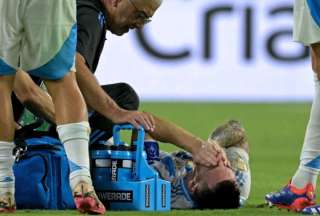 Lionel Messi no pudo terminar la final