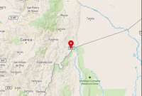 Un sismo se registró en la localidad de Morona Santiago