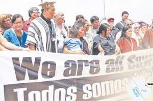 Los ind&iacute;genas de Saweto claman por control y justicia ante la explotaci&oacute;n maderera