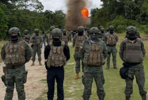 Operaci&oacute;n militar destruye pista clandestina en el cant&oacute;n Tena