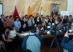 M&aacute;s de 150 di&aacute;logos en los 15 cantones del Azuay, y 61 parroquias, se han ejecutado a lo largo de este a&ntilde;o. Foto: Twitter Alianza PAIS