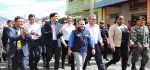 Recorrido de obras de las autoridades. 