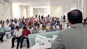 La comisi&oacute;n de enmienda recab&oacute; las inquietudes de los ciudadanos de Nueva Loja, provincia de Sucumb&iacute;os. Foto: Cortes&iacute;a Asamblea Nacional
