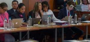 Una de las audiencias realizadas por el caso Sobornos.