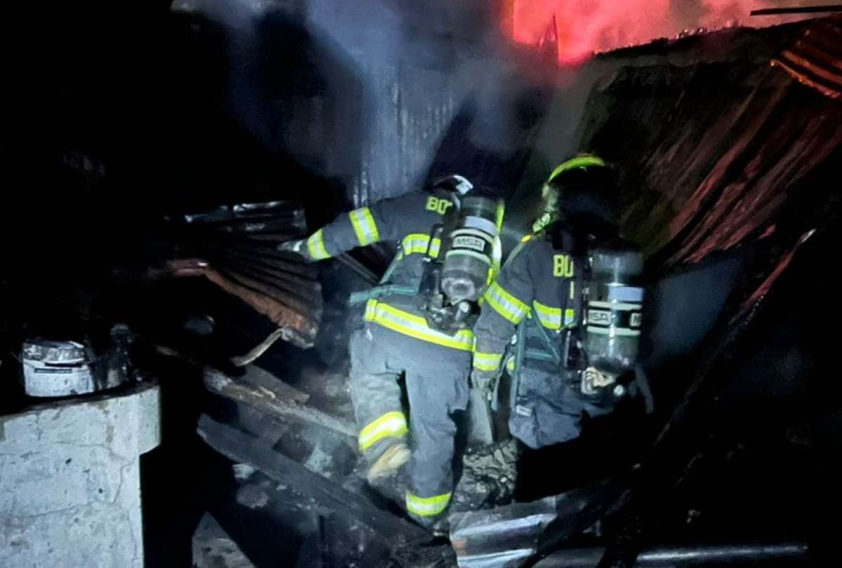 Incendio en La Bota.